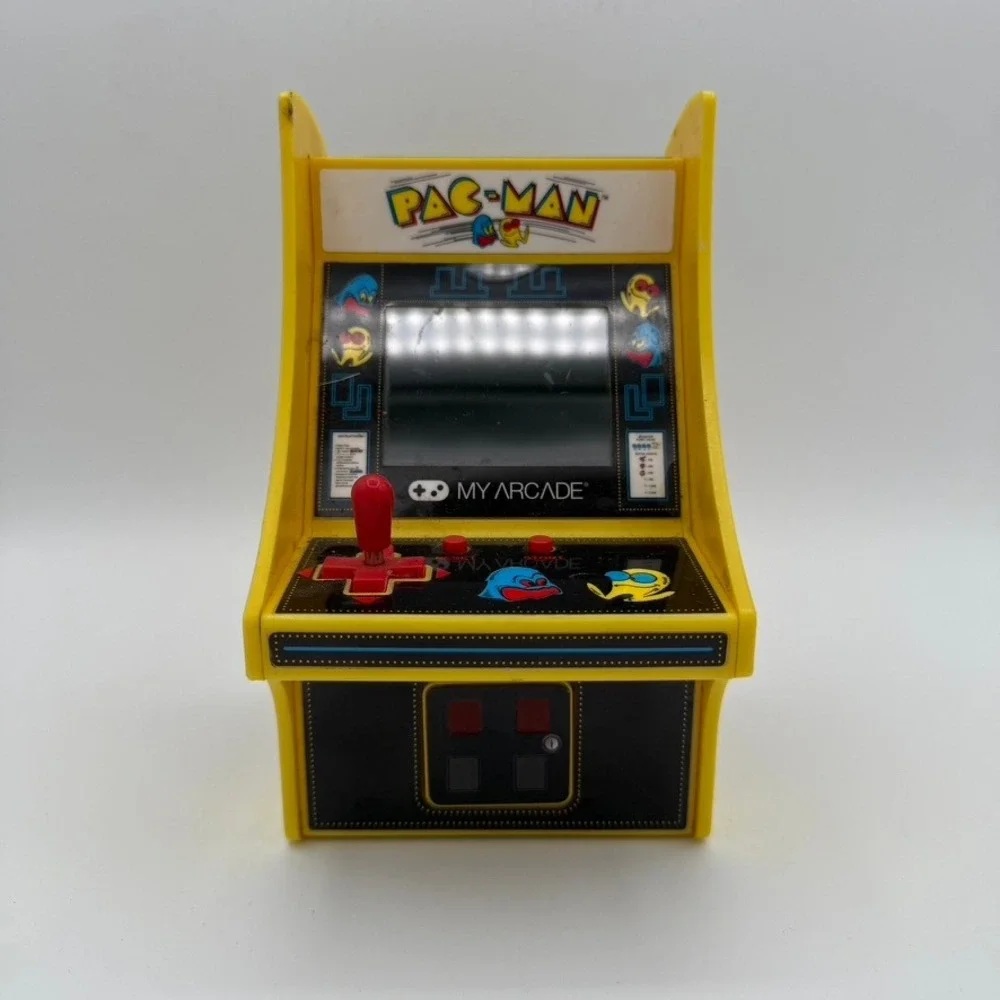 My Arcade Pac-Man Micro Player Handheld‎ Console Yellow Good Retro Mini Cabinet